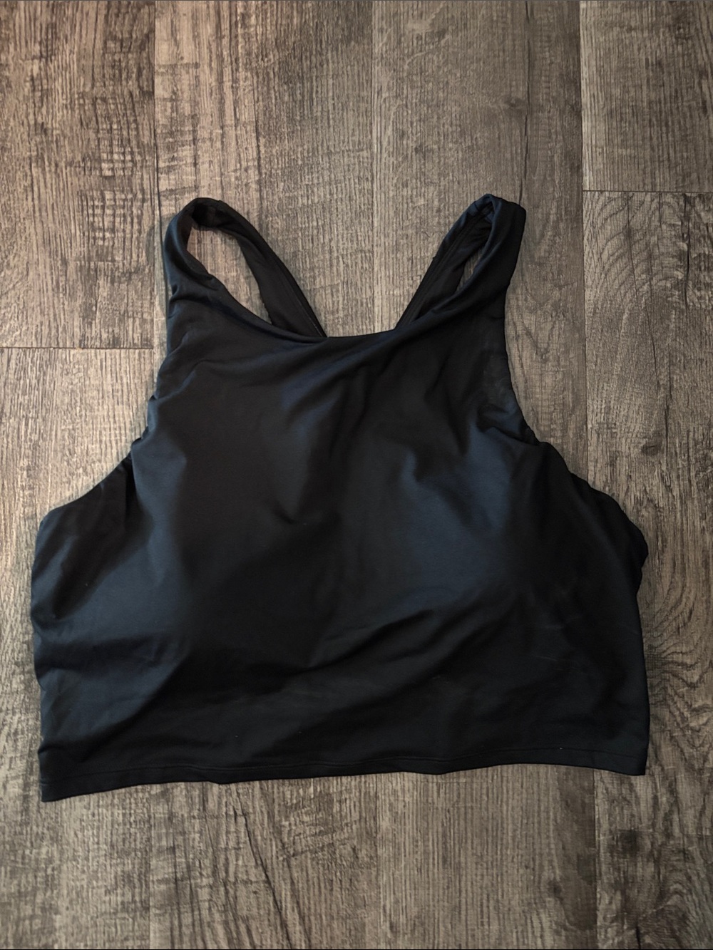Athleta Conscious Crop Bikini Top - Black - Size XLarge